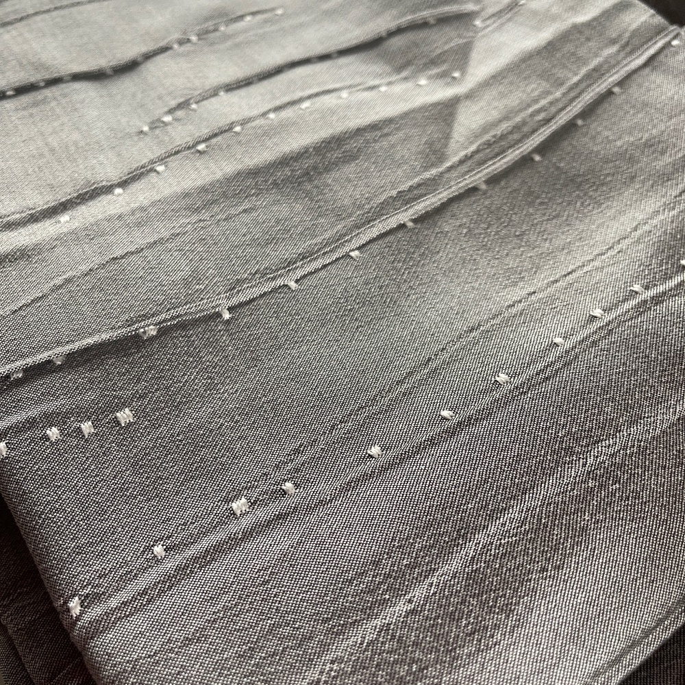 Gray curtains